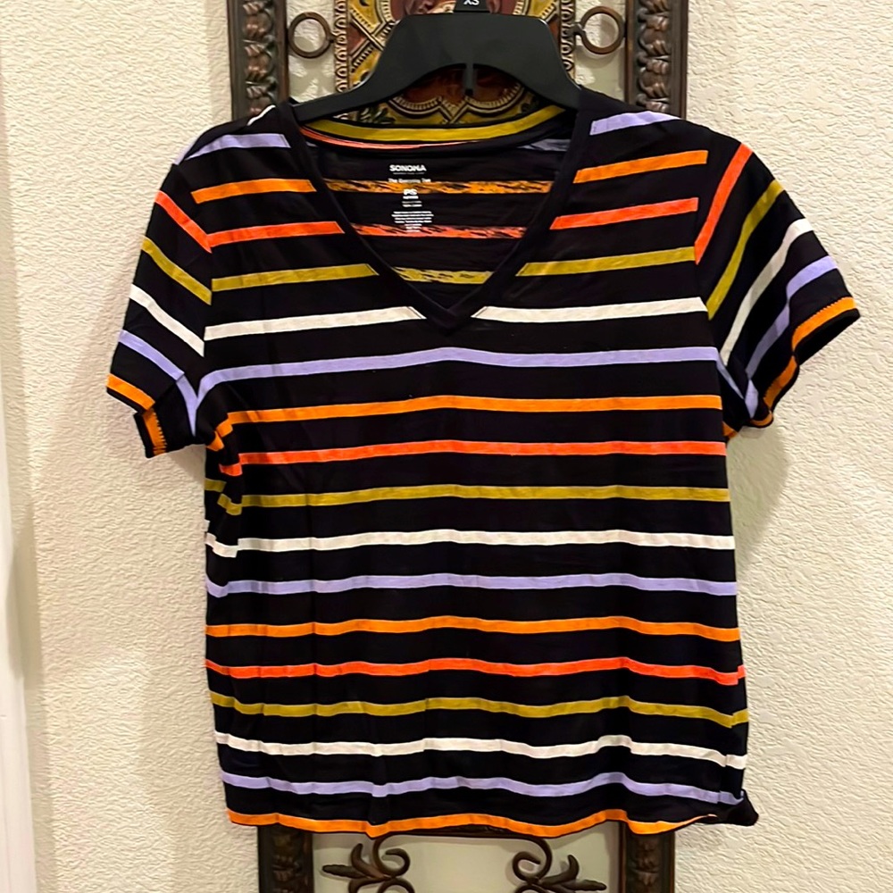 Xs tee top multi color